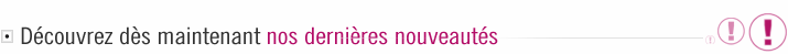 Les nouveaut�s de la semaine